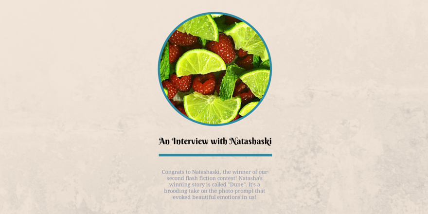 An Interview with Natashaski